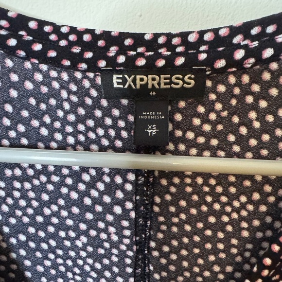 V Neck Polka Dot Sleeveless Top- Business Casual - Picture 3 of 7